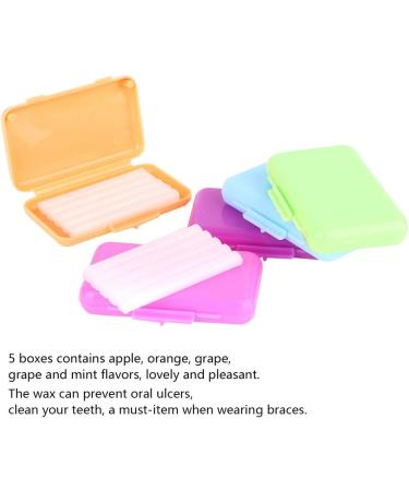 Orthodontic Relief Wax for Braces - Dental Hygiene Protector 5 Pack | International Shipping Available - Buy Online on GoSupps.com