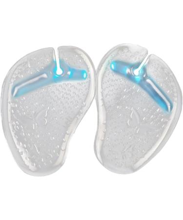 3 Pairs Gel Flip-Flops Forefoot Pads - Anti-Slip Shoe Inserts & Stickers for Ultimate Comfort | Blue - Buy Online on GoSupps.com