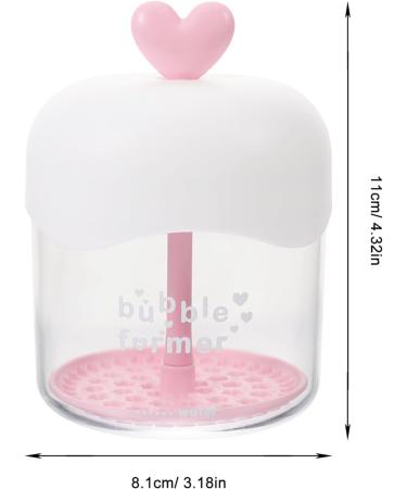 Baluue Face Cleansers Foam Maker Shower Bath Shampoo Cup Facial Cleansing Foamer Manual Clear Bubble Maker for Face Wash Skincare Travel Household Pink - Buy Online on GoSupps.com