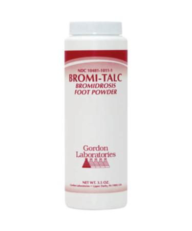 GORDON LABORATORIES Bromi-Talc Foot Powder for hyperhidrosis - 3.5 oz
