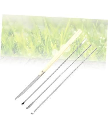 Stainless Steel Ear Care Kit - Ear Scoop & Spoon Set for Simple Ear Cleaning - Buy Online on GoSupps.com