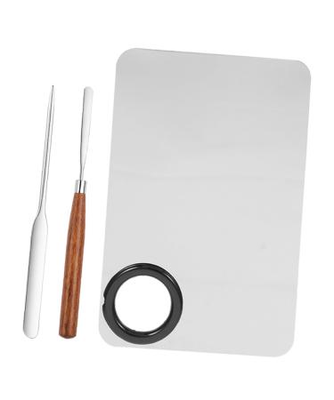 Palettes De Maquillage pour Fond De Teint avec Spatule De M lange Plateau De Maquillage pour M lange De Pigments Spatules Cosm tiques
