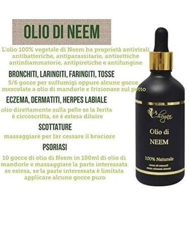 Chogan Neem Oil - 100% Pure Neem Oil 100ml | Organic Vegetable Oil for Skincare & Wellness | International Shipping - Buy Online on GoSupps.com