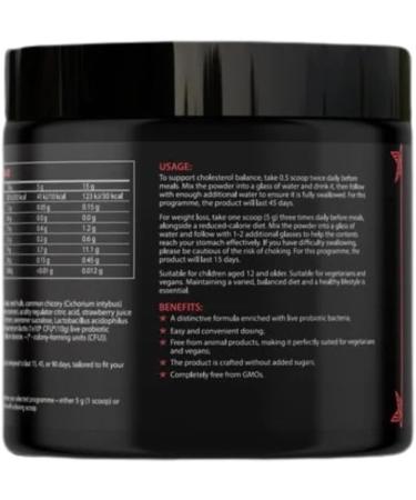  INSANEFITS Insane Fiber Bacteria Intestinal Live - A Digestive Health Formula - Strawberry Flavour - 225g - Buy Online on GoSupps.com