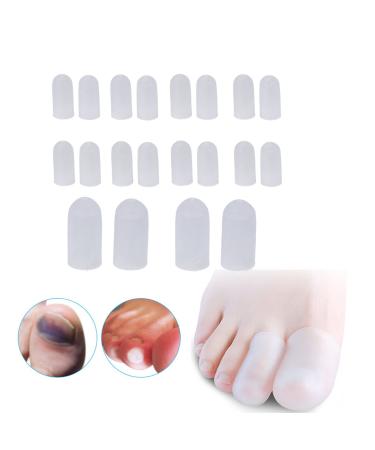 Big Toe Cap 10 Pairs Toes Protector Soft Silicone Prevent Friction Different Size Toes Protective with Holes Provides Relief from Missing or Ingrown Toenails Hammer Toes Blisters Corns