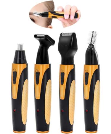 4 in 1 Nose Hair Trimmer - USB Rechargeable Facial Hair Shaver & Eyebrow Beard Remover for Men - Buy Online on GoSupps.com