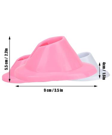 2pcs Soft Rubber Anti-Spill Nail Polish Bottle Holder Stand - Perfect for Salons | International Shipping Available - Buy Online on GoSupps.com