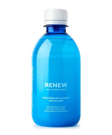 GeoSilica Renew - Natural Geothermal Silica Mineral Supplement with Zinc and Copper for Hair, Nails and Skin | No additives | Preservatives Free | pH 8,5