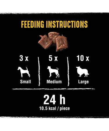 Crave Protein Chunks Dog Treats 6 x 55g - Chicken - High Protein, Grain-Free Snacks - Buy Online on GoSupps.com
