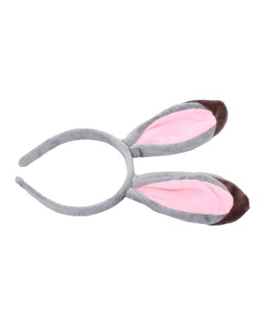 CRILSTYLEO Bunny Ear Headband Plush Rabbit Ear Headband Rabbit Hair Hoop Masquerade Hair Hoops Performance Hair Band Bunny Ears Headbands Creative Hair Clasp Rabbit Ears Headdress Party Hair