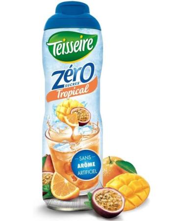 TEISSEIRE - Zero 0% Tropical Sugar 60Cl - Pack of 3 - Special Offer - Buy Online on GoSupps.com