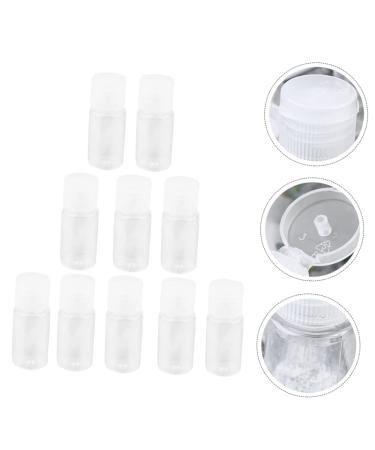NOLITOY 48 Pcs 10ml Flip Top Bottles - Lightweight Travel Containers with Screw Caps | Ideal for Cosmetic & Liquid Storage - Buy Online on GoSupps.com