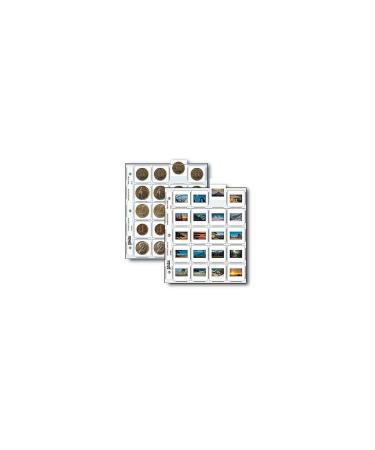 Print File 35mm Slide Pages Holds Twenty 2x2" Mounted Transparencies, Top Loading, Pack of 100 - Buy Online on GoSupps.com