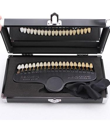 NSKI 20 Colors Dental Whitening 3D Shade Guide with Mirror | Professional Cold Light Tooth Whitening Tool - International Shipping - Buy Online on GoSupps.com