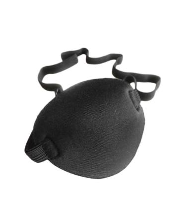 FOMIYES 2pcs Lazy Eye Patch Blindfolds for Adults Single Eye Cover Eye Patches for Adults Eyepatch Black