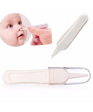 Baby Nose Tweezers Booger Nipper Plier Ear Wax Remover Cleaner Pack of 2