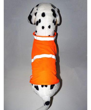 Villcase Reflective Safety Vest for Dogs | High Visibility Breathable Summer Clothing for Walking Running & Hiking | Fluorescent Orange Size M - Buy Online on GoSupps.com