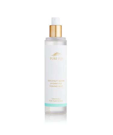 Pure Fiji Coconut Water Hydrating Toning Mist Refreshes Soothes & Invigorates Skin Face Mist Hydrating Spray Cruelty-Free for All Skin Types 4.39 Oz