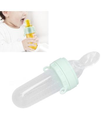 Buy Baby Food Dispenser Pacifier - Leak-Proof Silicone Fruit Feeder with Dust Cover (Mint Green) - International Shipping Available - Buy Online on GoSupps.com