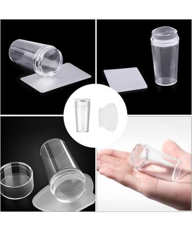Lurrose Manicure Tools Set - Clear Nail Stamper & Silicone Nail Art Printer - Perfect for Girls - 2-Part Nail Stamping Tool - Buy Online on GoSupps.com
