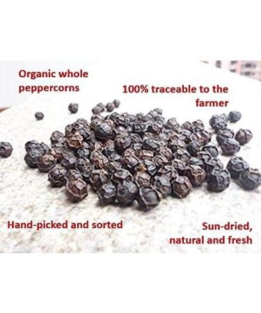 Kadode Kampot Pepper Variety Pack of Black Red and White Peppercorns for Grinder Organic Authentic Cambodian Kampot Pepper Natural Fair-Trade and Traceable to The Farmer (Pack of 3 x 50g Each) - Buy Online on GoSupps.com