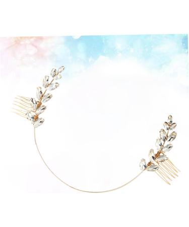 Didiseaon Rhinestone Hair Accessories Flower Girl Hair Accessory Rhinestone Headpiece Bridal Headdress Pearl Headpiece Bridal Headpiece Diamond Headpiece Comb Bridesmaid Wedding - Buy Online on GoSupps.com