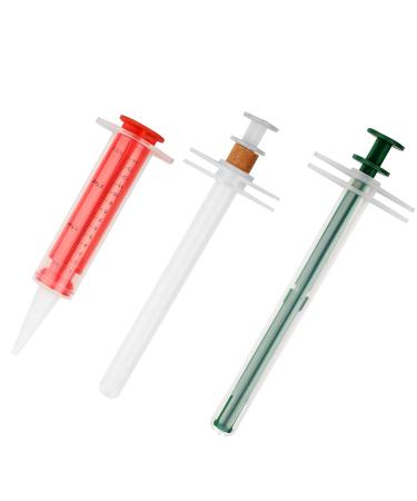 MEISH 3 Pieces Pet Pill Syringe Liquid Feeding Dispenser Pill Tablet Feeder Pet Tablet Liquid Feeding Dispenser for Dog Cat Bird