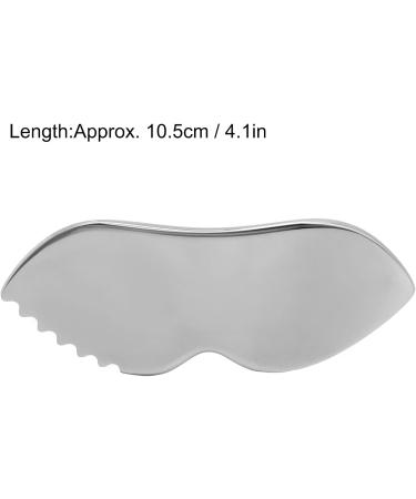 Stainless Steel Gua Sha Massage Board - Ridge Teeth for Facial Skin Care & Pain Relief | International Shipping - Buy Online on GoSupps.com