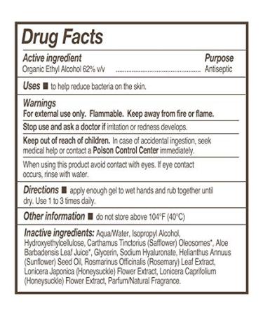 Earth Baby Hand Sanitizer Gel 62% Organic Ethyl Alcohol | Moisturizing Oleospheres | FDA Regulated | Natural Hypoallergenic | Kills 99.9% Germs | 2 Fl Oz - Buy Online on GoSupps.com