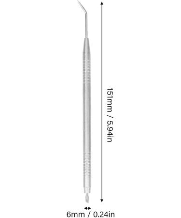 Qukaim Separator Eyelash Lift Tool Stainless Steel Eyebrow Eyelash Lifting Tool for Perming and Combing Silver - Buy Online on GoSupps.com