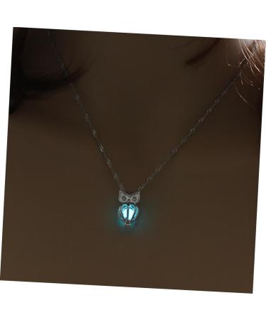FOYTOKI Necklaces Owl Head Pendant Hollow Pendant Owl Necklace Jewelry Accessories Multicolor - Buy Online on GoSupps.com