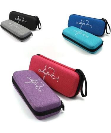 Buy HOMSFOU Stethoscope Storage Bag - Hard Shell Portable Dark Blue Perfect for Accessories | International Shipping Available - Buy Online on GoSupps.com