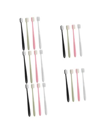 Beaupretty 20 Stk soft toothbrush super soft bristle toothbrush with soft bristles for adults Delicious peppermint candy extra soft natural bristles round tube travel pp