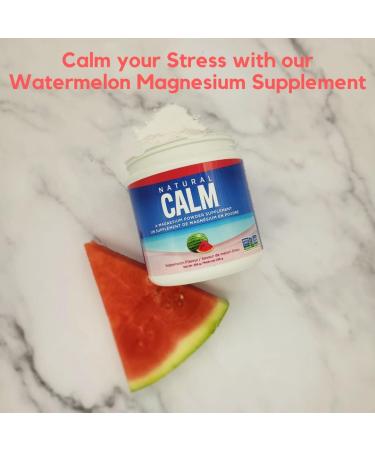 Natural Calm Magnesium Citrate Powder (Watermelon Flavour) 226g - Quick Absorbing - Loved Magnesium Drink - Buy Online on GoSupps.com
