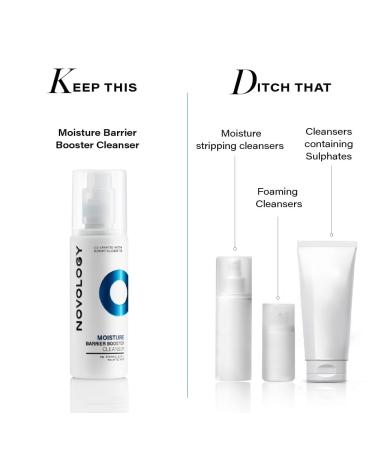 RUVYAA N.ovology Moisture Barrier Booster Cleanser with Stearic Acid & Palmitic Acid | Hydrating Face Wash For Dry Skin Sensitive Skin | 180G - Buy Online on GoSupps.com