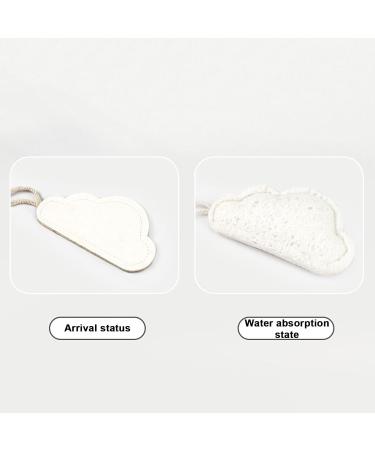 Loofah Dish Sponge Kitchen Eco Scrub Scourer | Eco-Friendly Non-Scratch Dishwashing Sponge for Pans and Pots Kitchen Cleaning Rowces Clouds - Buy Online on GoSupps.com