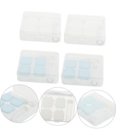 Ultechnovo 4 Pcs Colored Contact Lenses Case - Travel Storage & Cleaning Accessories - Buy Online on GoSupps.com