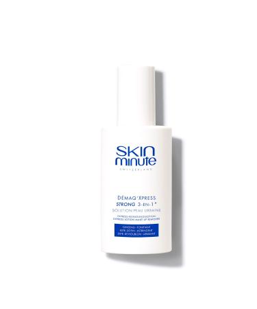 SKIN MINUTE • DEMAQ 'XPRESS 3 IN 1 STRONG • Cleanses, tones and smoothes for complete make-up removal - 250ml