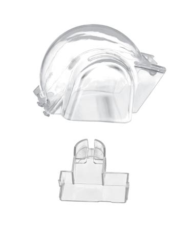 Transparent Gimbal Cover Cap,Gimbal Lock and Lens Cover Camera Protector, Camera Shell Guard Case and Lens Filter Clamp Lock Clip Compatible for DJI Mavic Pro Camera Cover Accessories.