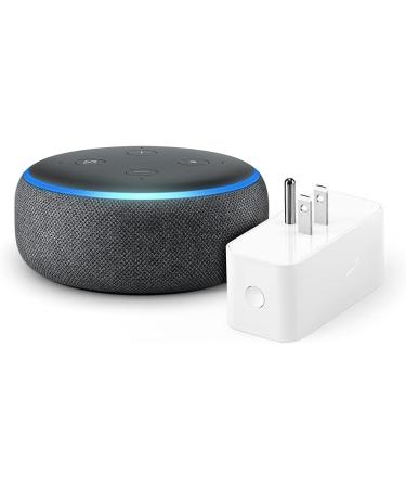 Echo Dot (3rd Gen) & Amazon Smart Plug Bundle - Charcoal | [Brand Name] - Buy Online on GoSupps.com