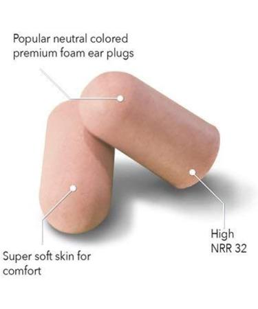 All One Tech Hearos Ultimate Softness Foam Ear Plugs - 32dB NRR Noise Reduction (Tan, 100 Pairs) - Buy Online on GoSupps.com