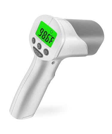 Touchless Thermometer for Adults Famidoc Non Contact Infrared Thermometer for Kids and Baby No Touch Infrared Forehead Thermometer for Fever Smart Temperature with Digital LCD Display Instant Results