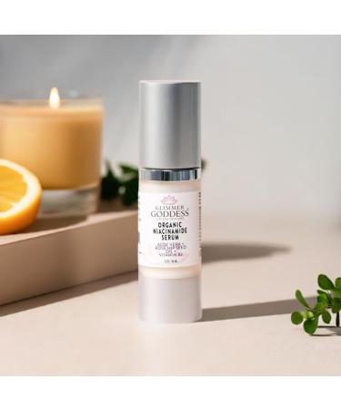 Glimmer Goddess Organic Anti-Aging Serum | 5% Niacinamide Tightens Pores & Reduces Wrinkles | Miracle Skin Treatment 1 oz - Buy Online on GoSupps.com
