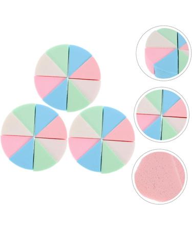minkissy 12 Sets Triangular Sponge Puff Women Sponge Puff Emulsion The Face Loose Powder Miss - Buy Online on GoSupps.com