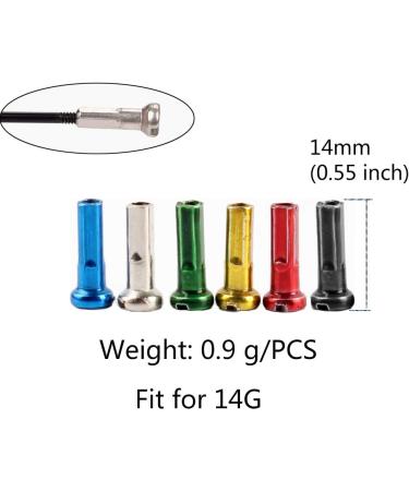 Juland 72 PCS Black Bike Spoke Nipples End Caps for 14G Mountain & Road Bicycles - Buy Online on GoSupps.com