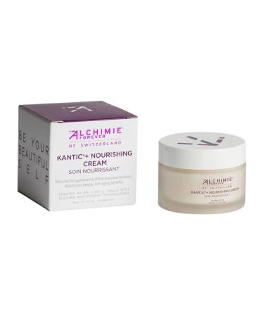 Alchimie Forever Kantic+ Nourishing Cream | Ultra-Nourishing Facial Cream with Jojoba Vitamin E European Blueberries and Grape Seeds | Reduces Redness and Deeply Moisturizes | 1.7 fl oz