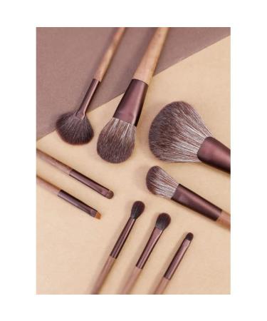 Buy 9-Piece Makeup Brush Set for Loose Powder Blush & Eye Shadow - International Shipping Available - Buy Online on GoSupps.com