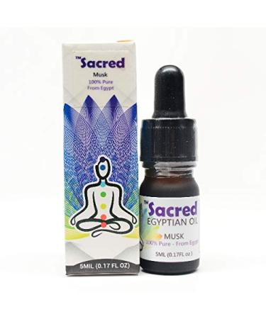 Sacred Musk Egyptian Essential Oil | Natural Remedy for Balancing The Survival or Sacral Chakra | Pure Unadulterated Extract | Promote Healing and Wellness with Therapeutic Organic Oils from Egypt