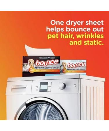 Pet Hair & Lint-Guard Mega Dryer Sheets - Fresh Scent (210 ct) | Best for International Shipping - Buy Online on GoSupps.com