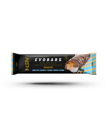 HSN HSN Evobars Protein Bars | Coco-Candy - 12 x 60g - 19g Protein Per Bar - Crunchy Texture | No Palm Oil or Sugar Added
